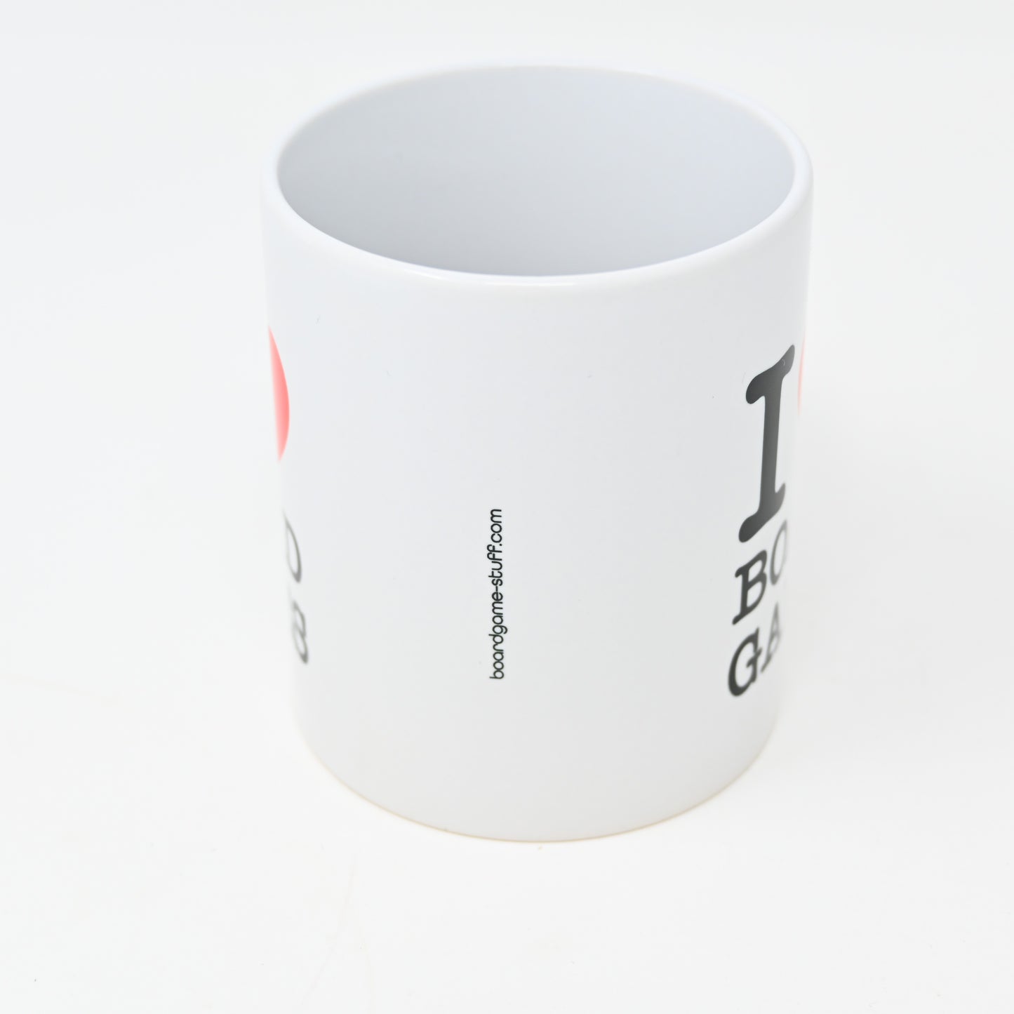 Tasse - I Love Boardgames weiß mit Aufdruck