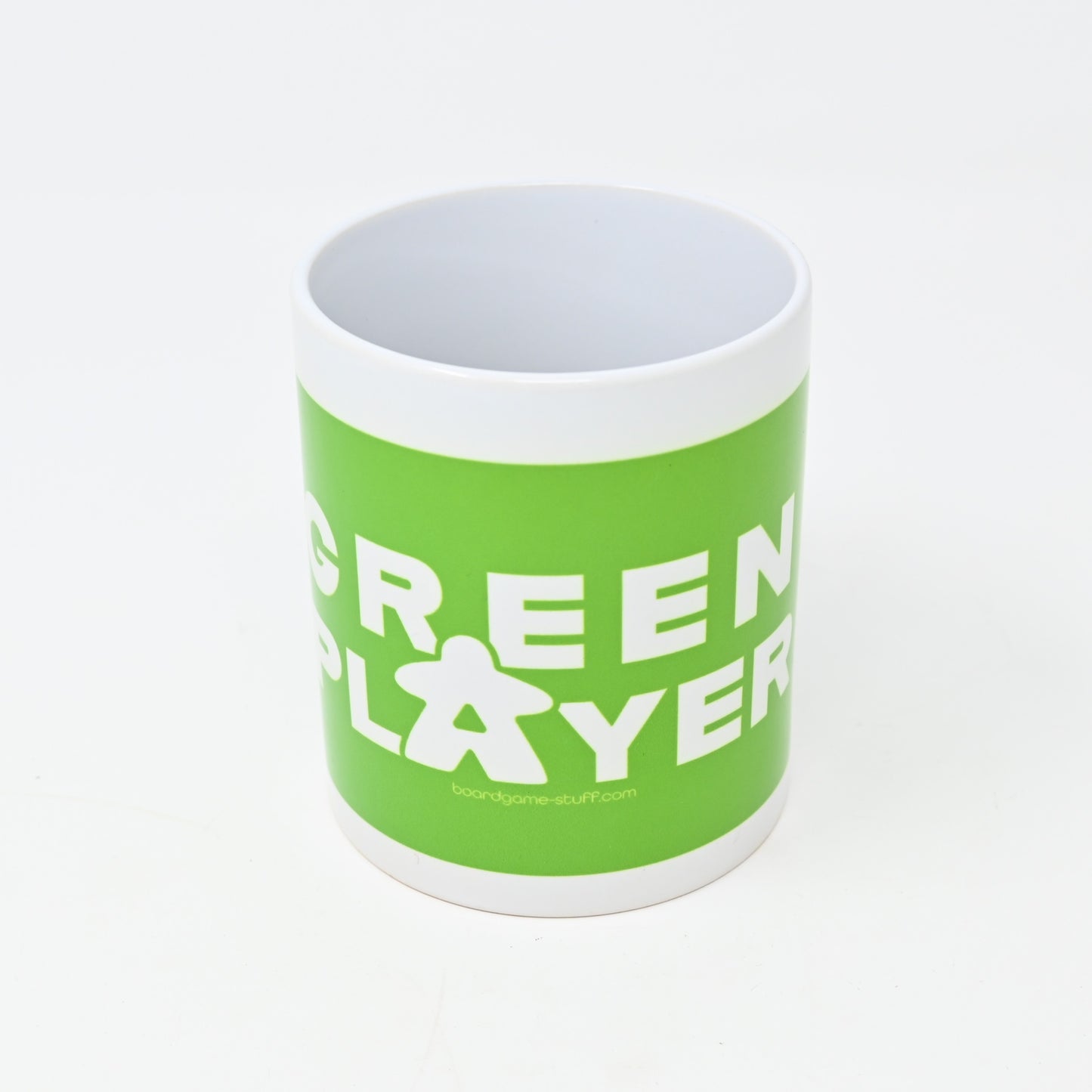 Tasse weiß mit Aufdruck - Green Player Spielerfarbe grün
