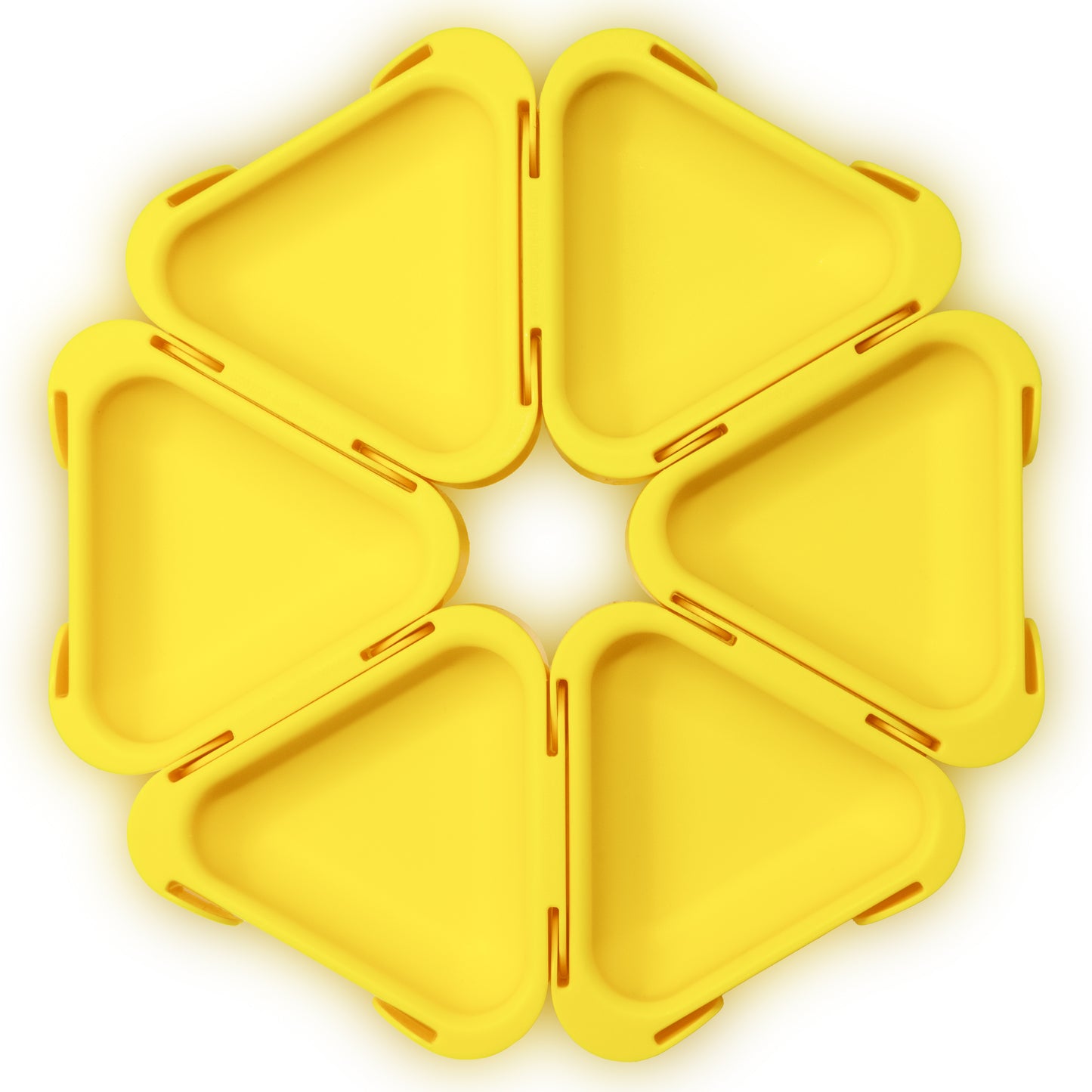 Modulares CHAMÄELEON Tray – Ressourcen-Schälchen für Brettspiele – Gelb | 1 Stück