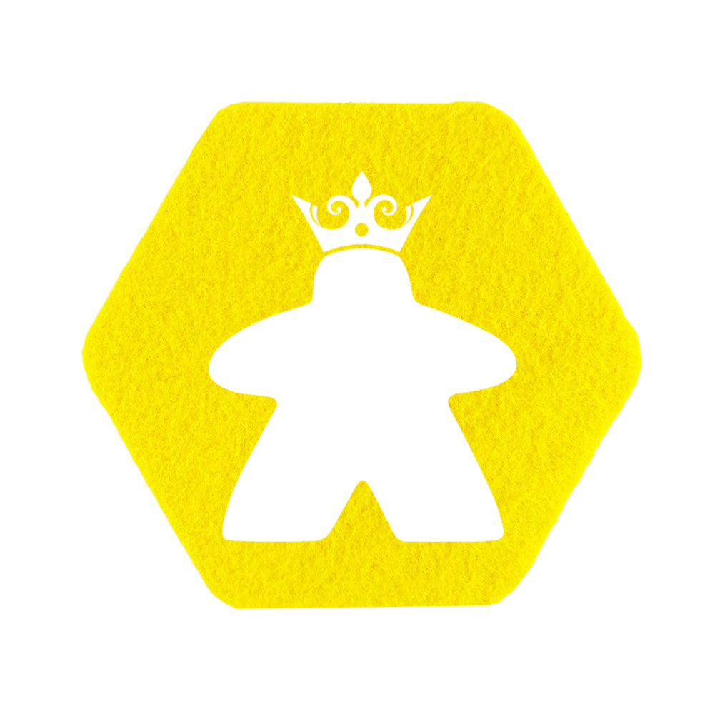 Untersetzer Filz - King Meeple