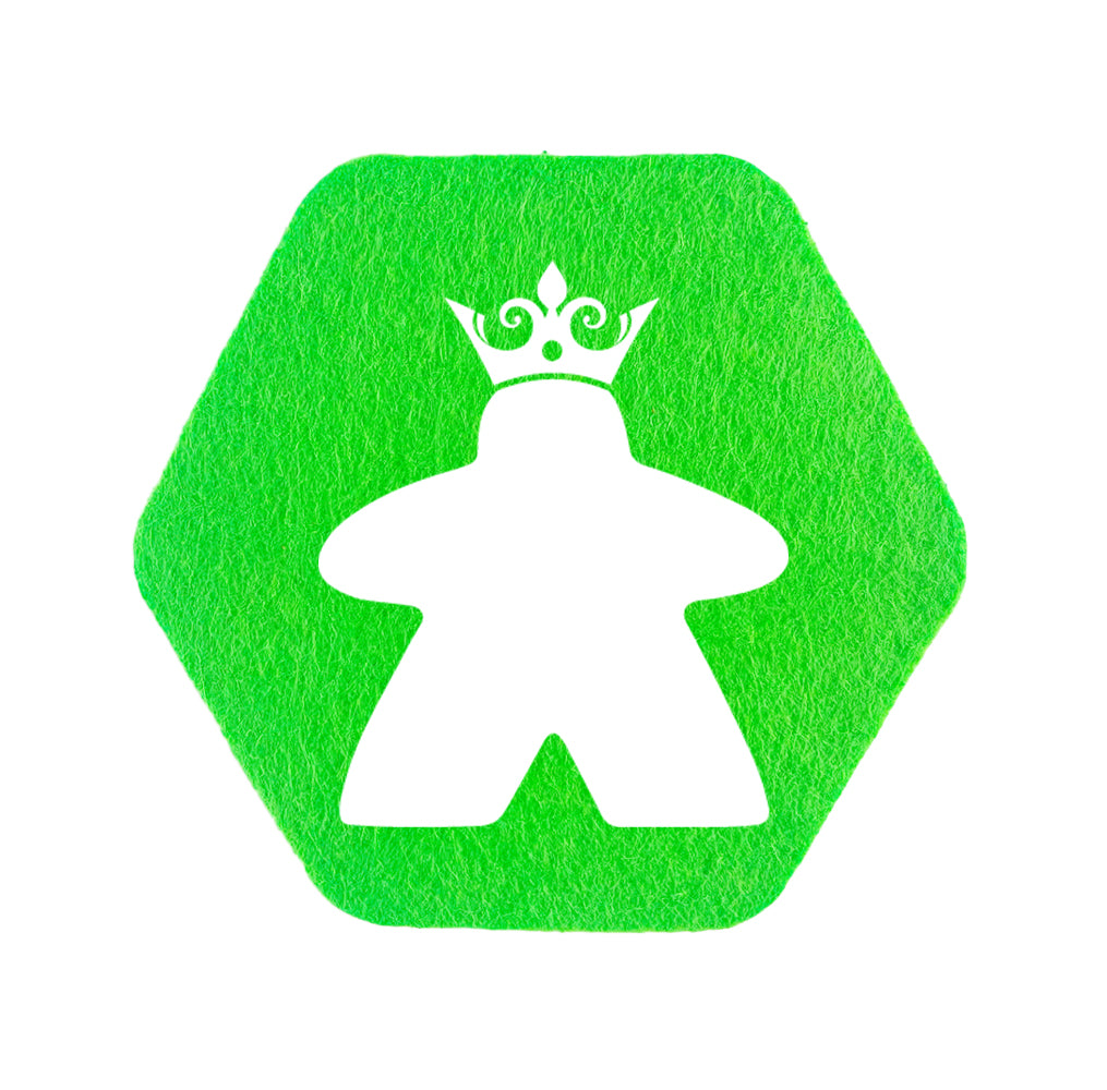 Untersetzer Filz - King Meeple