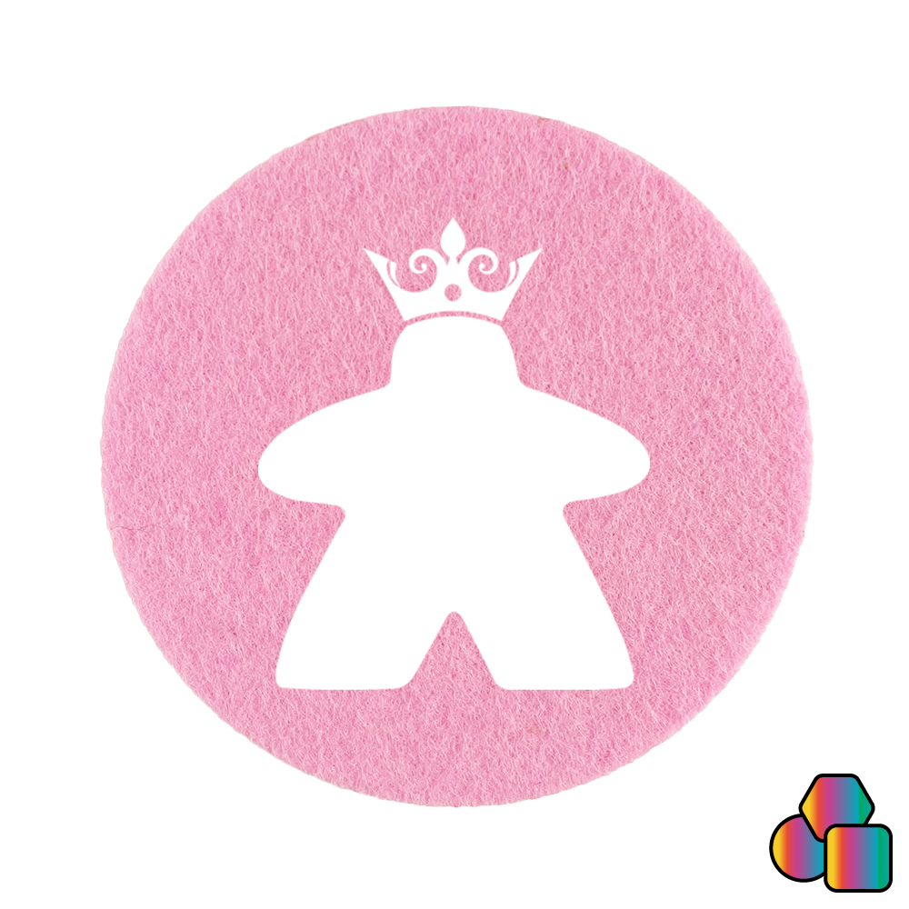 Untersetzer Filz - King Meeple