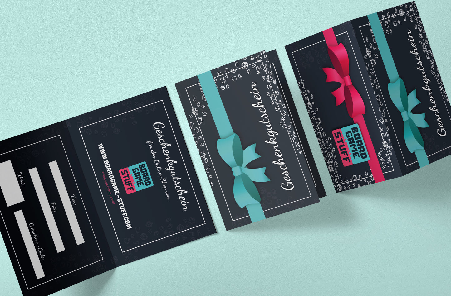 Geschenkgutschein - Karte mit Umschlag zum verschenken