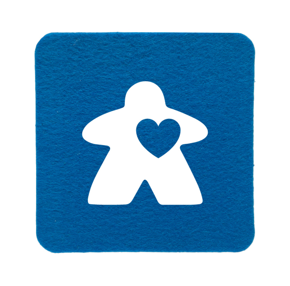 Untersetzer Filz - Love Meeple