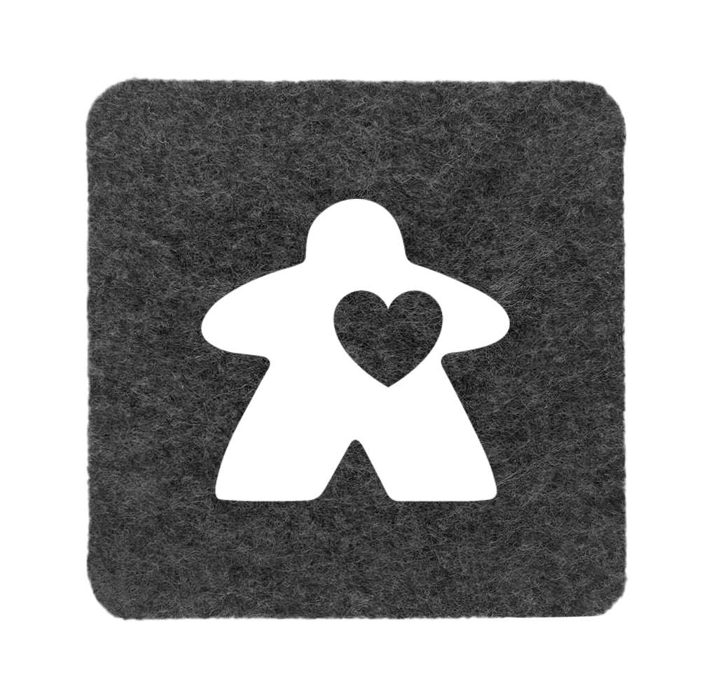 Untersetzer Filz - Love Meeple