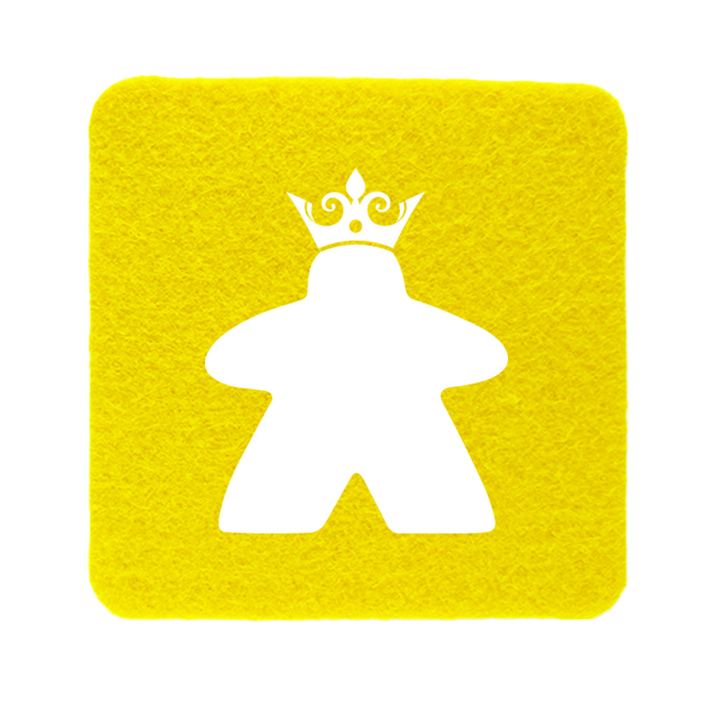 Untersetzer Filz - King Meeple
