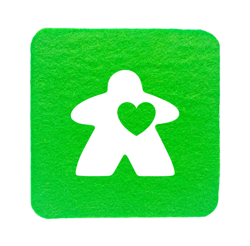 Untersetzer Filz - Love Meeple