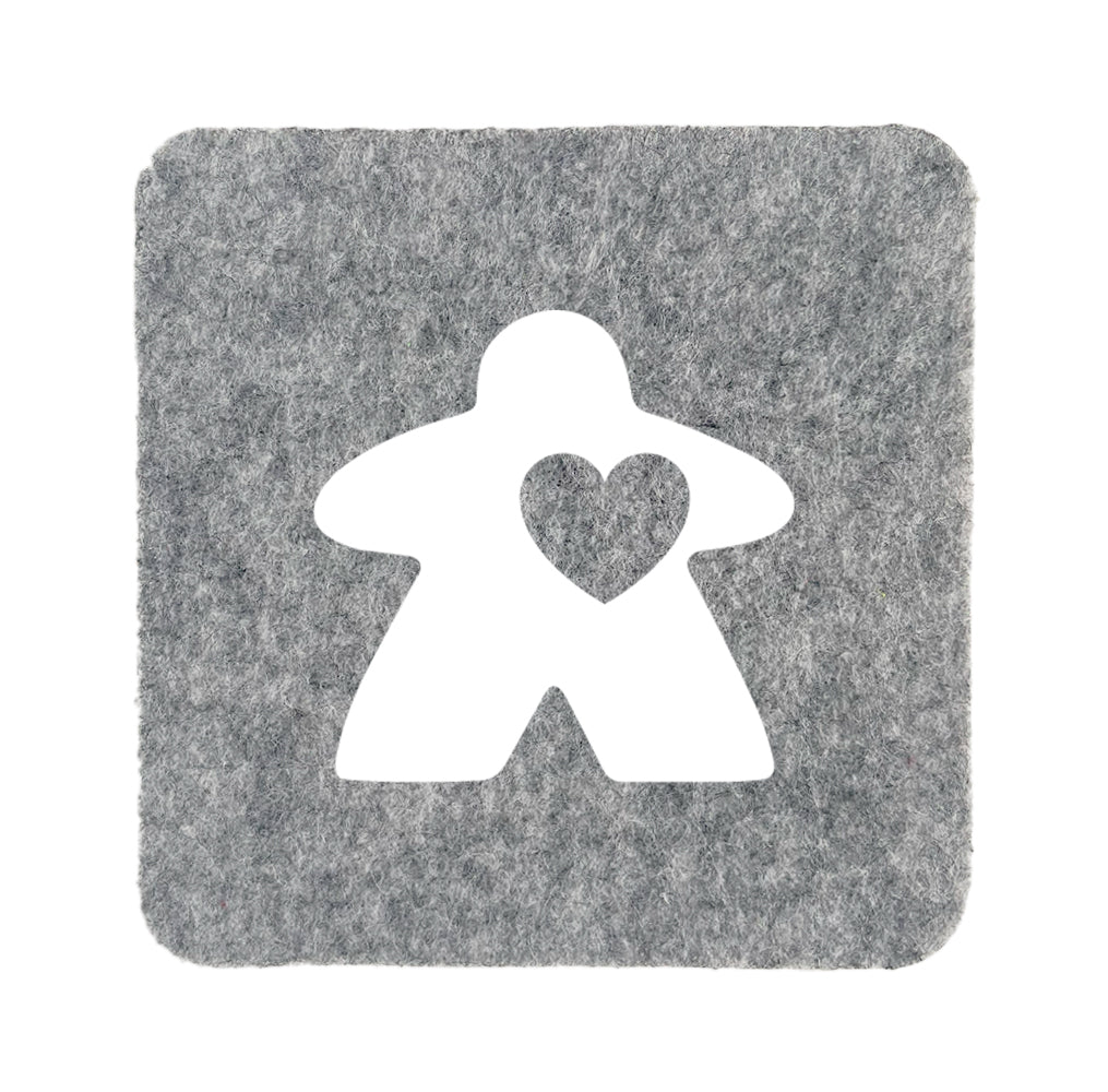 Untersetzer Filz - Love Meeple