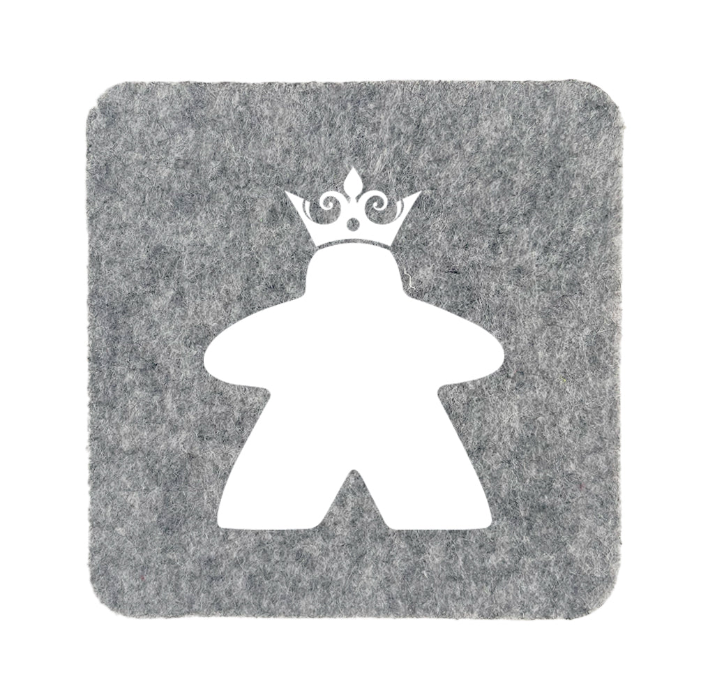 Untersetzer Filz - King Meeple