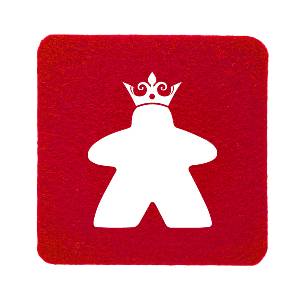 Untersetzer Filz - King Meeple