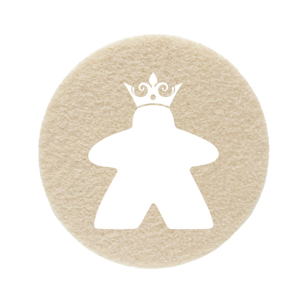 Untersetzer Filz - King Meeple