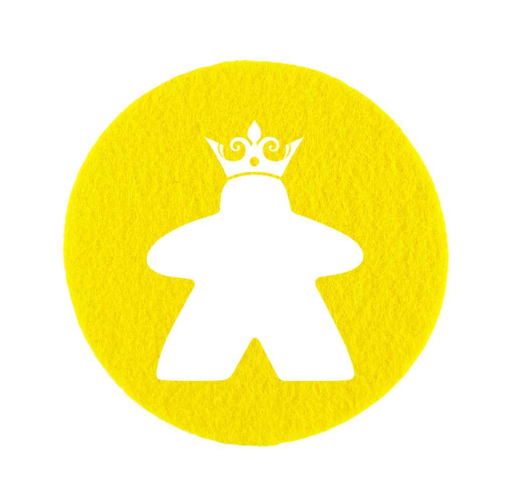 Untersetzer Filz - King Meeple