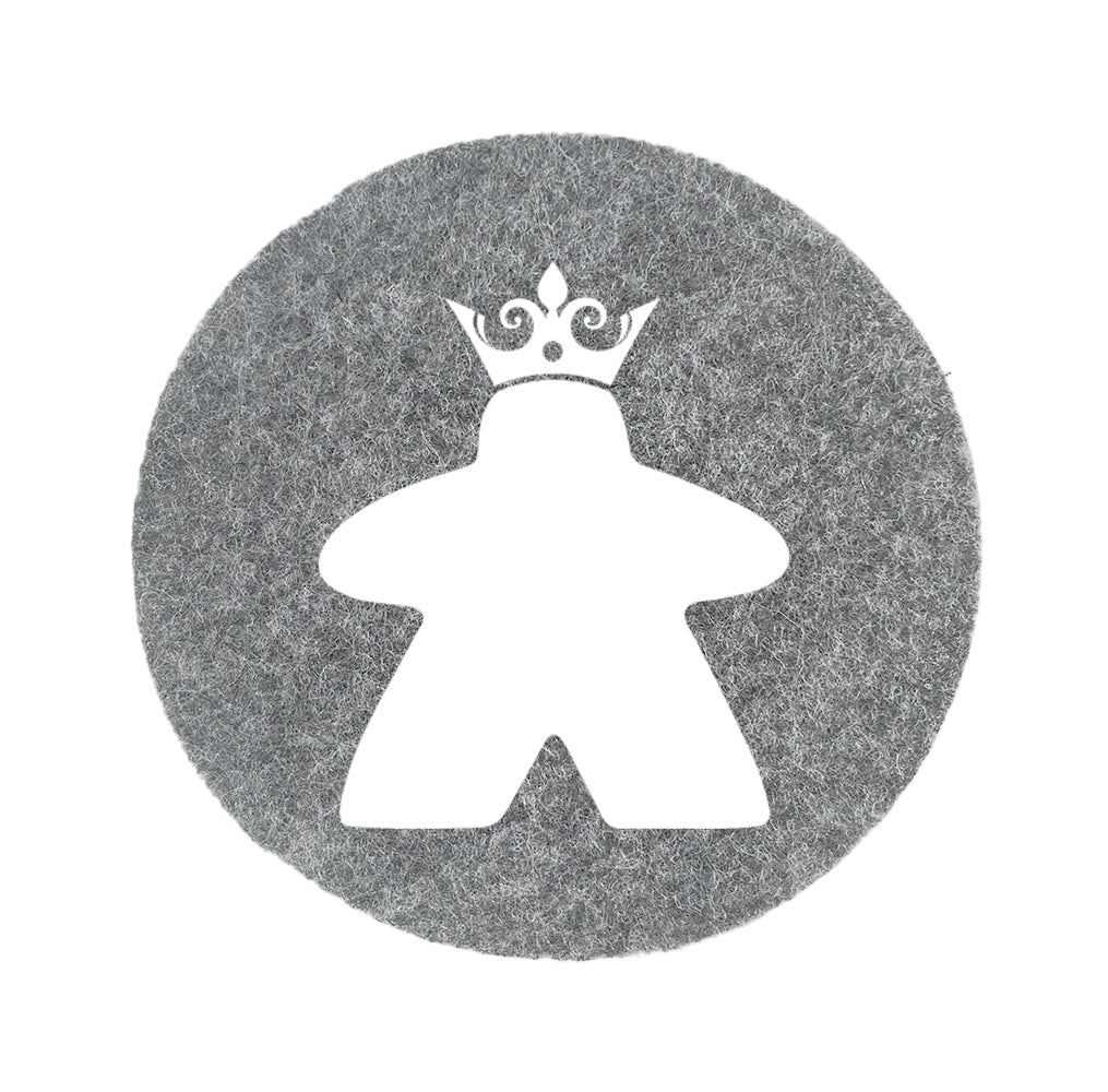 Untersetzer Filz - King Meeple