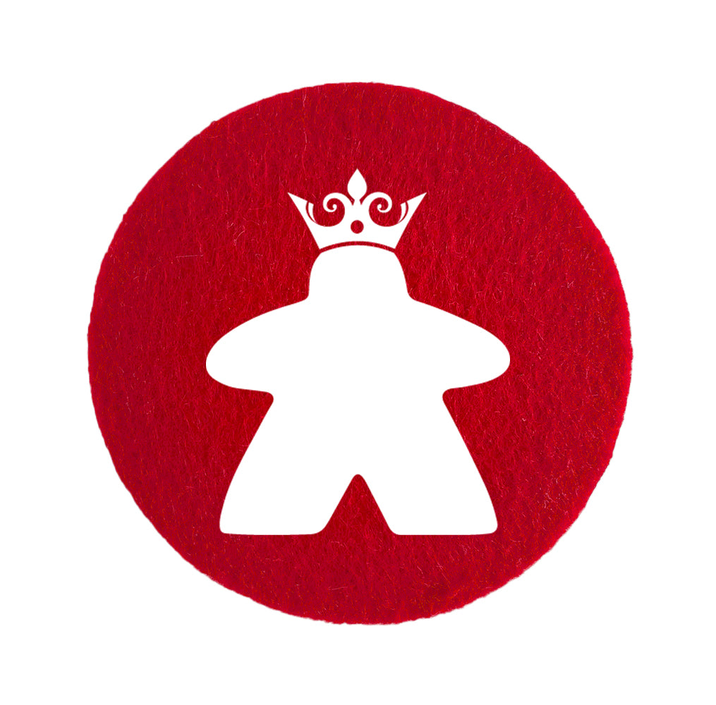 Untersetzer Filz - King Meeple