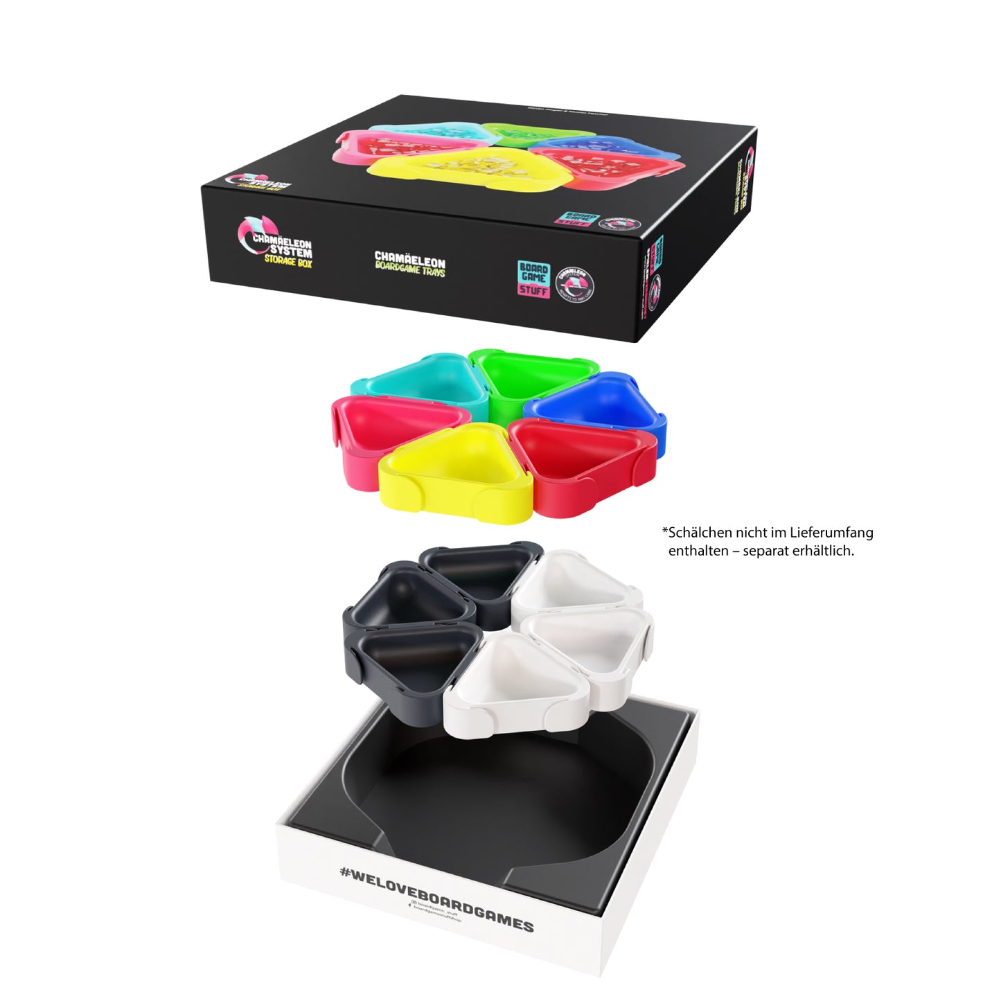 Große Storage Box Aufbewahrungsbox inkl. Inlay -ohne Schälchen-