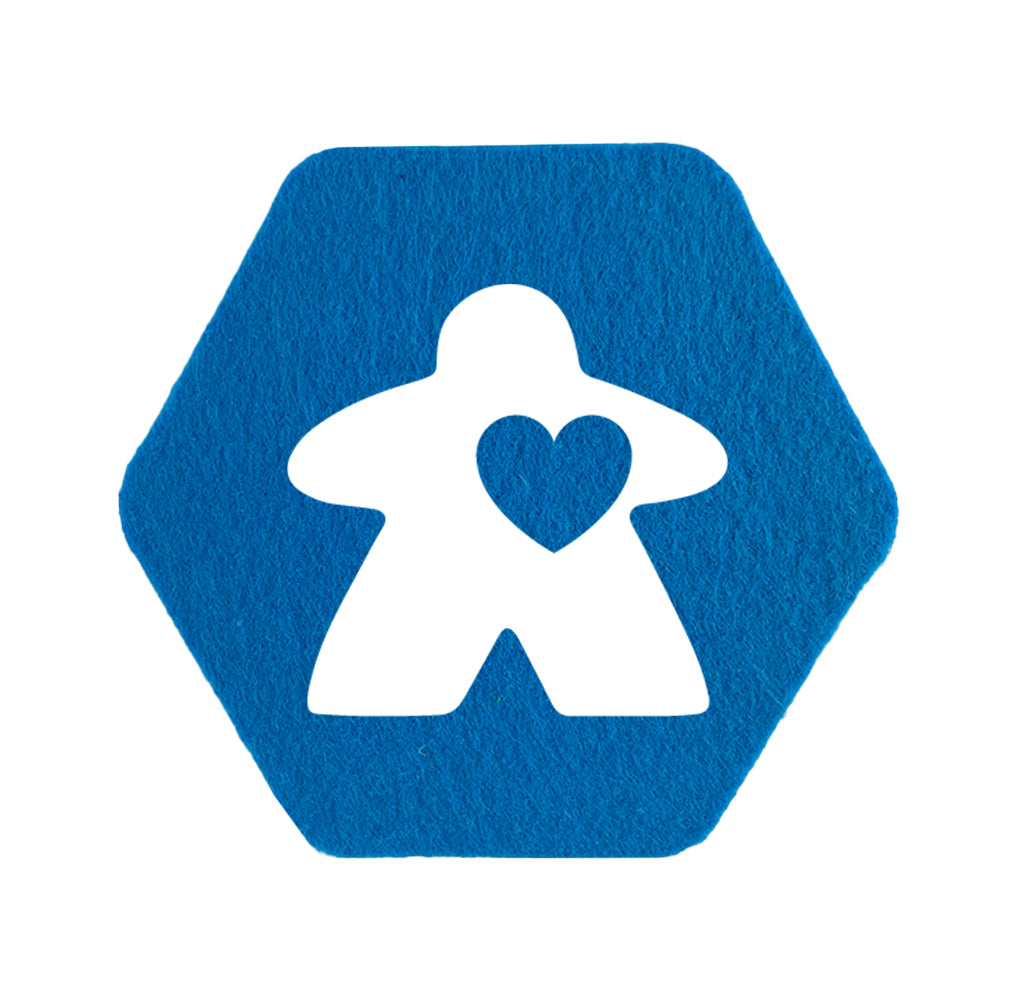Untersetzer Filz - Love Meeple