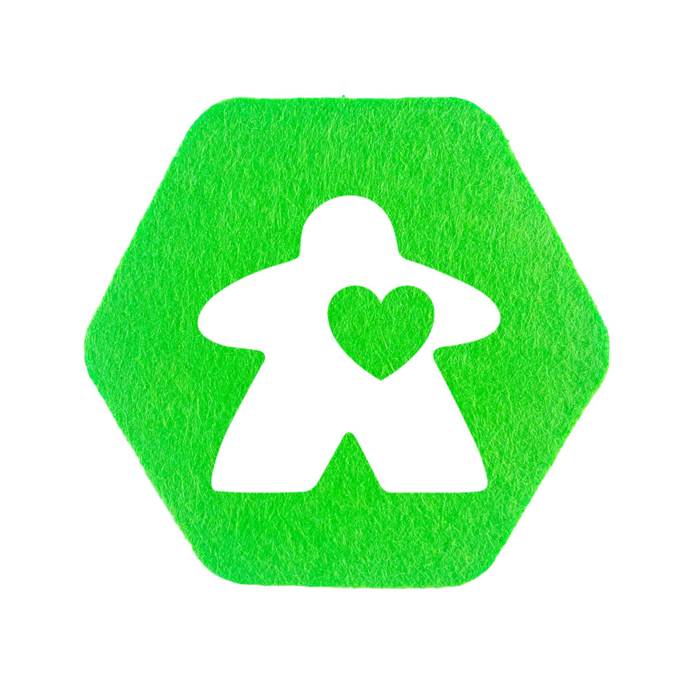 Untersetzer Filz - Love Meeple