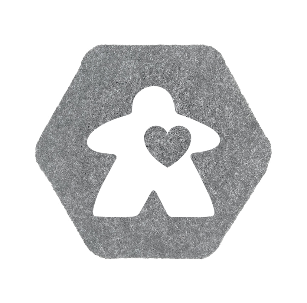 Untersetzer Filz - Love Meeple