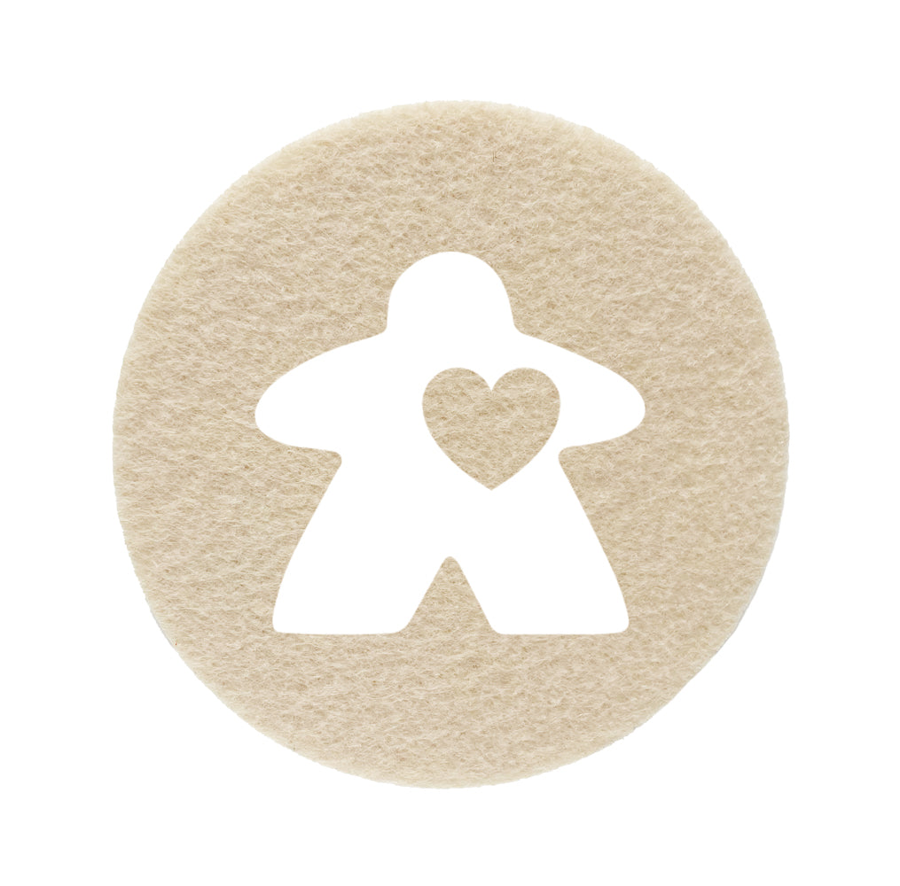 Untersetzer Filz - Love Meeple