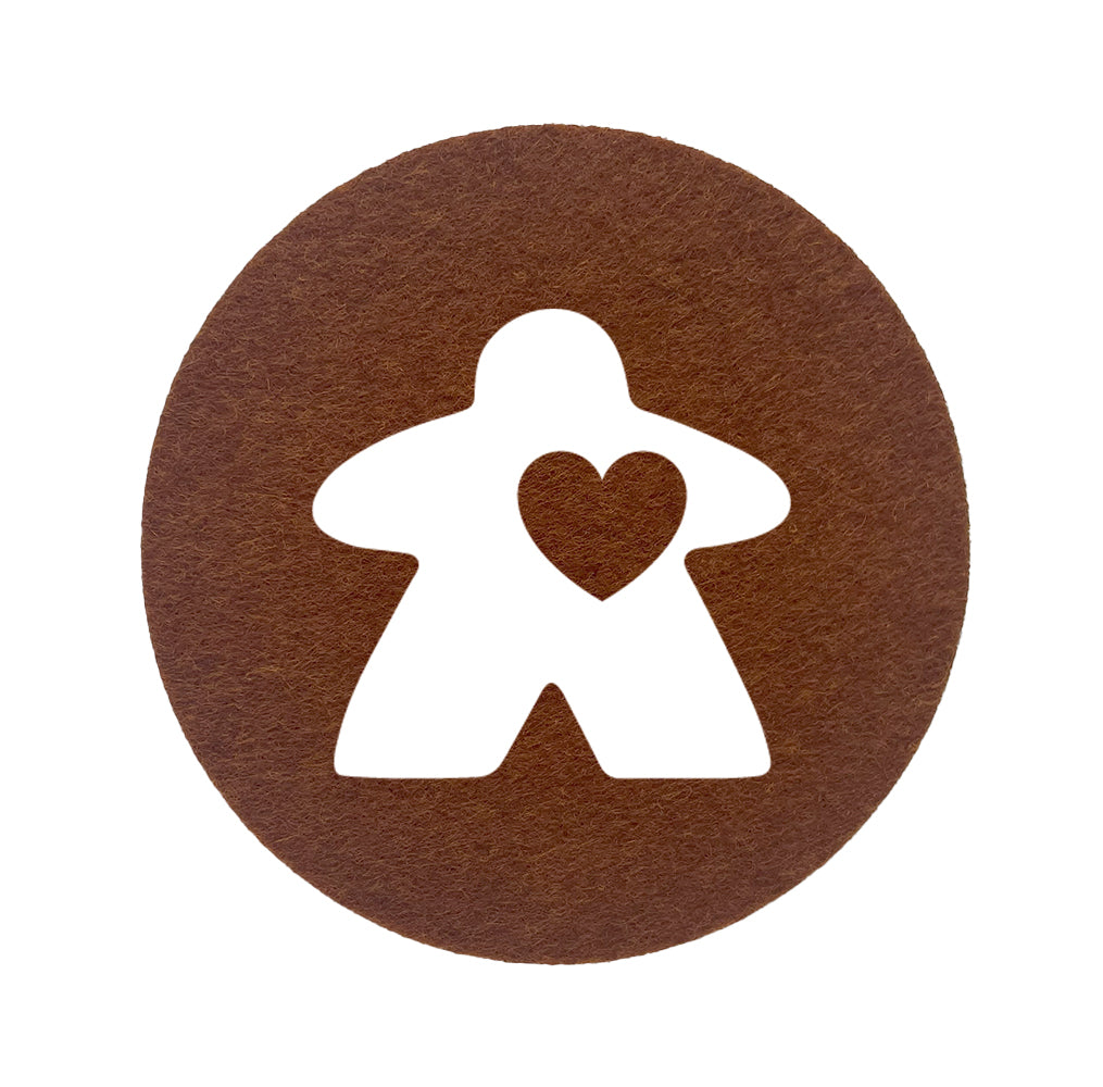Untersetzer Filz - Love Meeple
