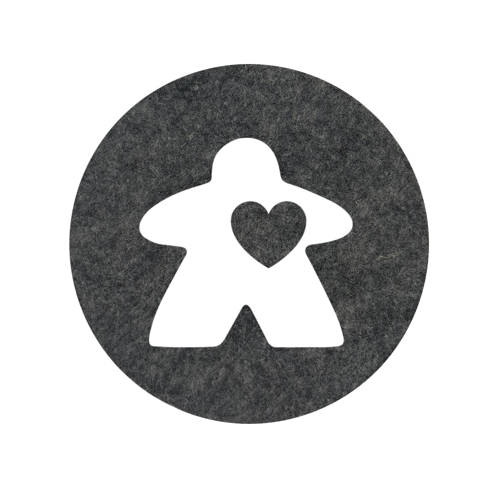 Untersetzer Filz - Love Meeple