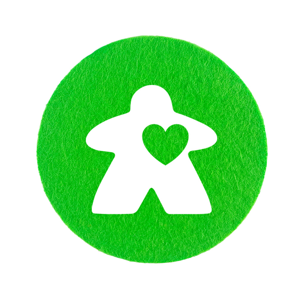 Untersetzer Filz - Love Meeple