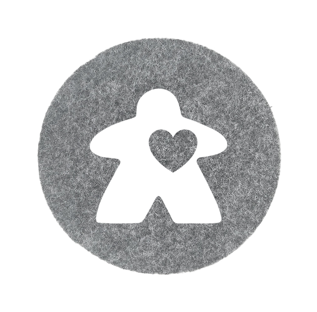 Untersetzer Filz - Love Meeple