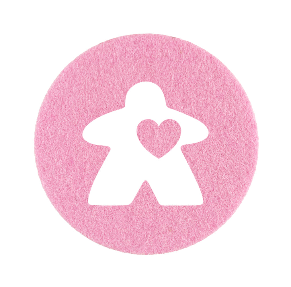 Untersetzer Filz - Love Meeple