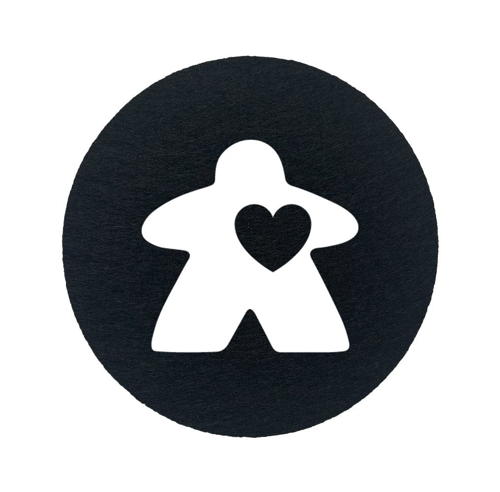 Untersetzer Filz - Love Meeple