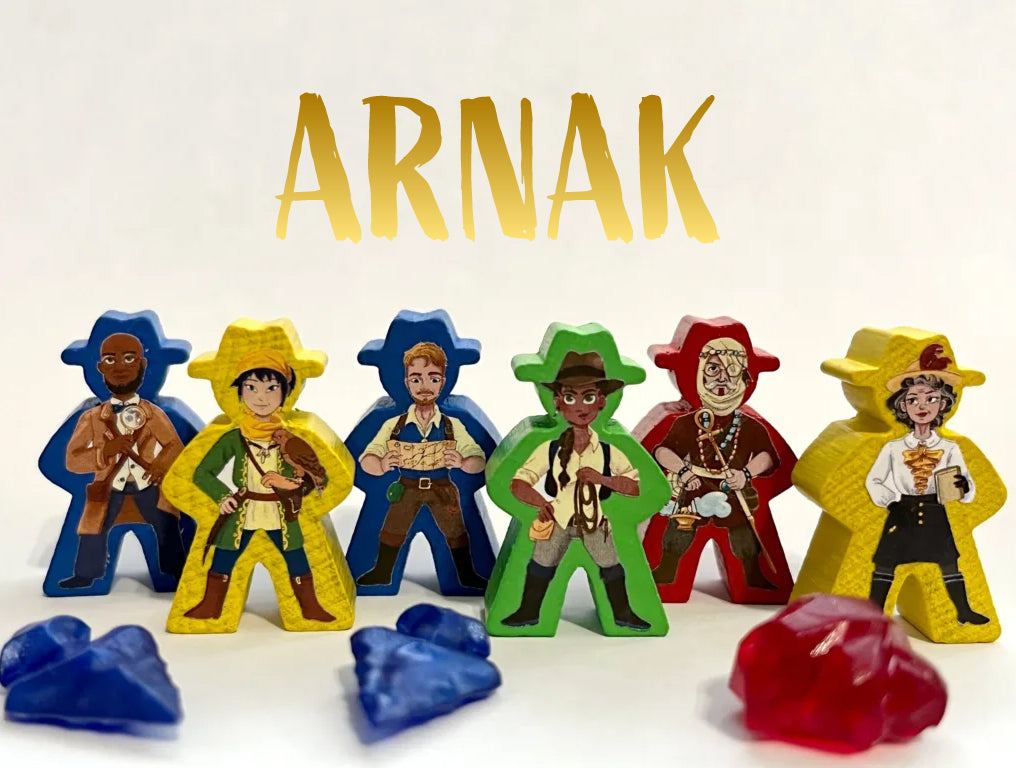 MeepleStickers Lost Ruins of Arnak - Die verlorenen Ruinen von Arnak Sticker Pack Upgrades