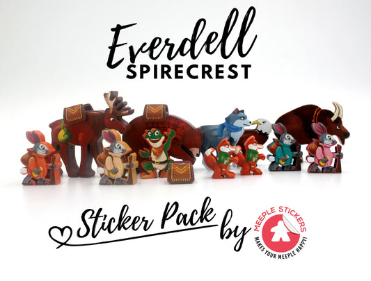 MeepleStickers Everdell Spirecrest Sticker Pack Upgrades