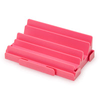 CHAMÄELEON Card Holder – Modular Card Stand for Board Games and Card Games – Magenta | 1 Piece