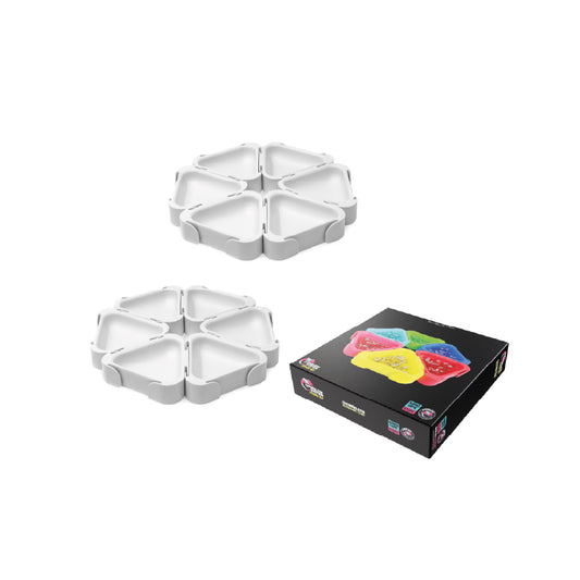 Chamäeleon "Clean Bundle"  – 12 Ressourcen-Schälchen (weiß) + Große Storage Box