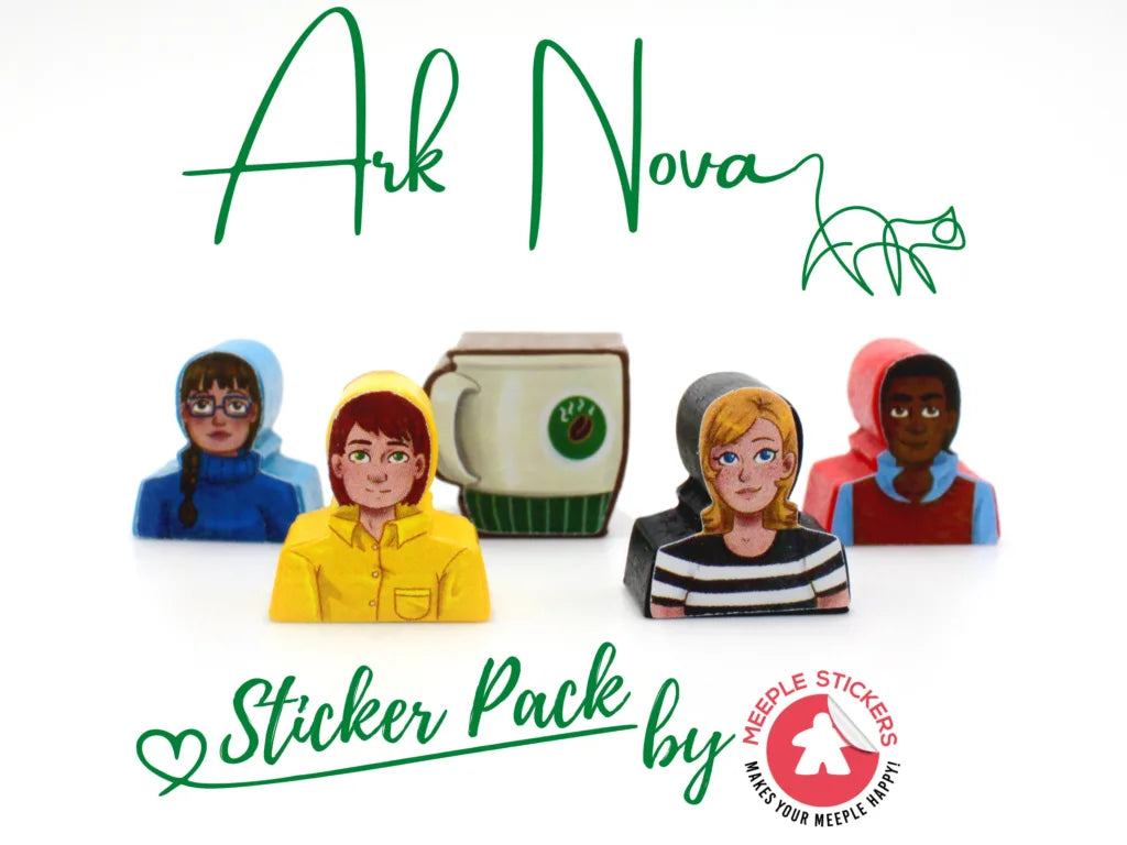 MeepleStickers Ark Nova Ark Nova Sticker Pack Upgrades