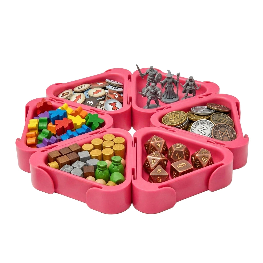 Modulares Tray für Brettspiel-Ressourcen CHAMÄELEON – Magenta, 1 Stück
