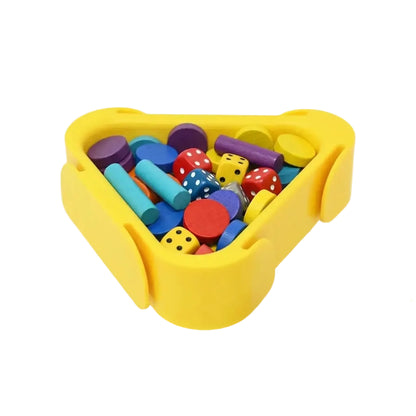Modulares Tray für Brettspiel-Ressourcen CHAMÄELEON – Gelb, 1 Stück