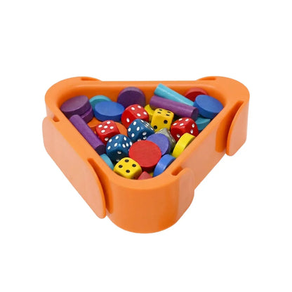 Modular CHAMÄELEON Tray – Resource Bowl for Board Games – Orange | 1 Piece