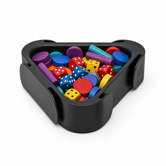 Modulares Tray für Brettspiel-Ressourcen CHAMÄELEON – Schwarz, 1 Stück