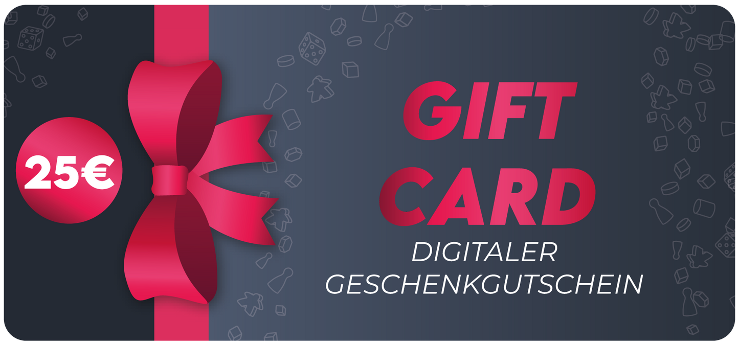 Boardgame-Stuff gift voucher Gift Card digital code via email