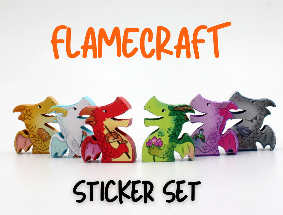 MeepleStickers Flamecraft Sticker Pack Upgrades