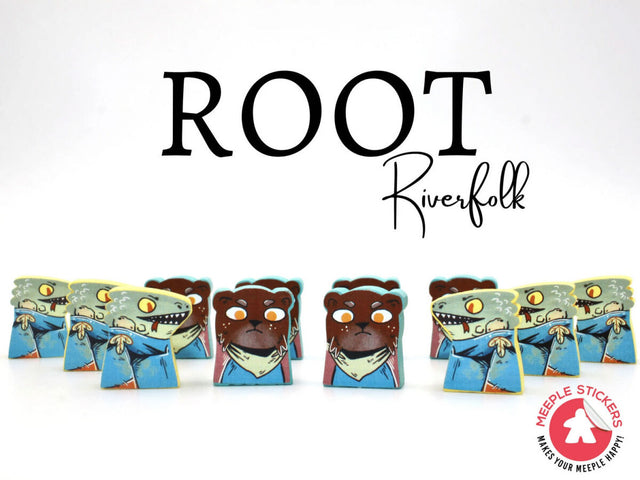 MeepleStickers Root Riverfolk Sticker Pack Upgrades