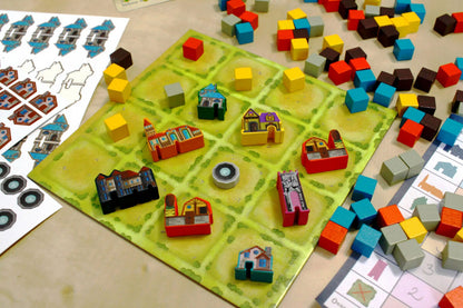 MeepleStickers Tiny Towns Sticker Pack Upgrades