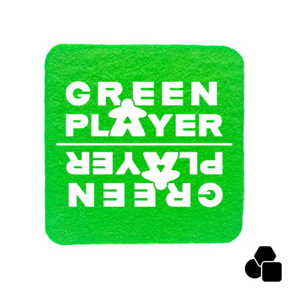Untersetzer Filz - Green Player grün