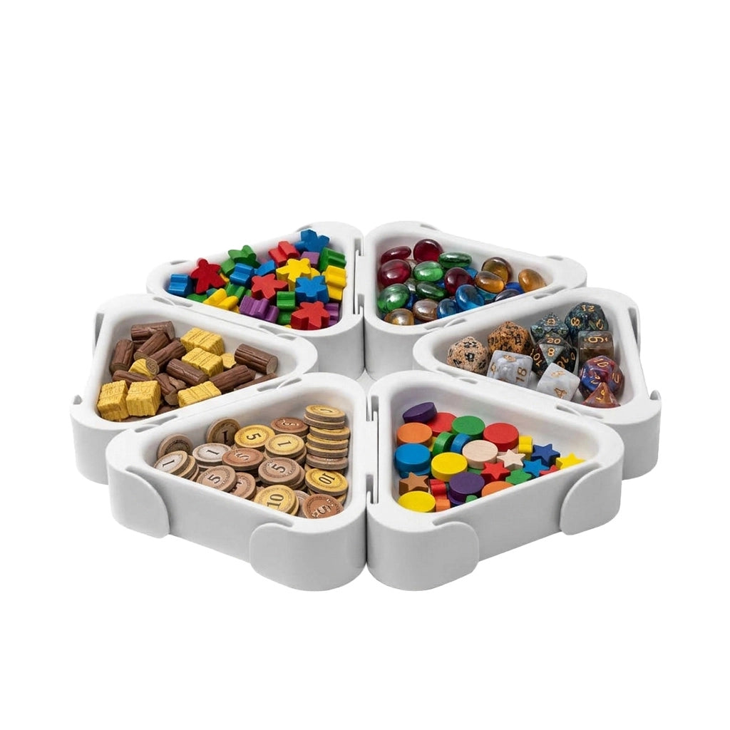 Modulares Tray für Brettspiel-Ressourcen CHAMÄELEON – Weiß, 1 Stück