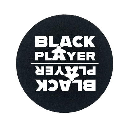 Untersetzer Filz - Black Player schwarz