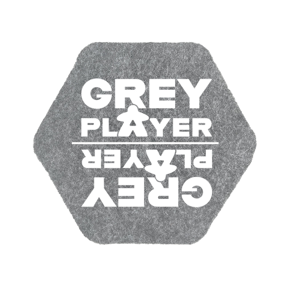 Untersetzer Filz - Grey Player grau