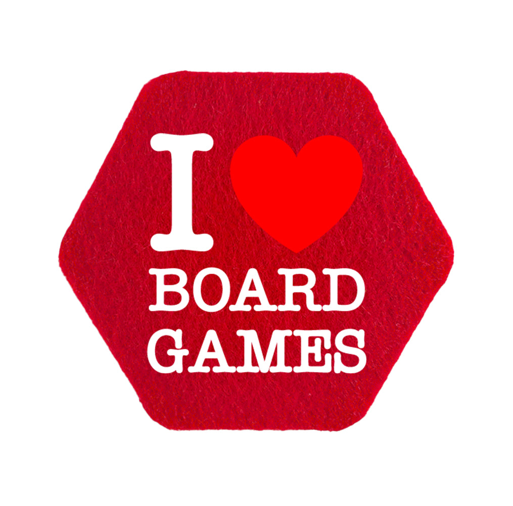 Untersetzer Filz - I Love Boardgames Motiv02