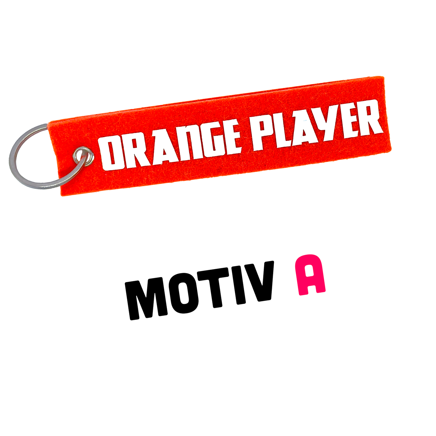 Schlüsselanhänger Filz - Orange Player - Spielerfarbe orange