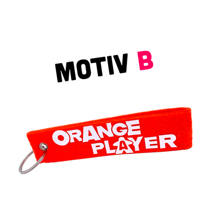 Key ring felt - Orange Player - player color orange