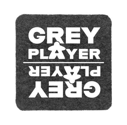 Untersetzer Filz - Grey Player grau